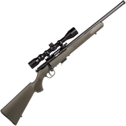savage 93r17 fxp with scope blackod green bolt action rifle 17 hmr 21in 1614683 1 1