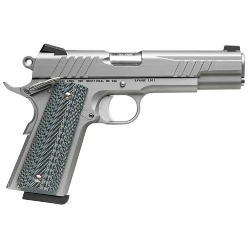 savage arms 1911 government 45 auto acp 5in stainless steel pistol 81 rounds 1794034 1