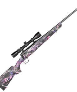 savage arms axis xp compact matte black muddy girl camo bolt action rifle 65 creedmoor 20in 1784181 1