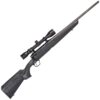 Savage Arms Axis XP Compact with Weaver Scope Black Bolt Action Rifle - 243 Winchester 2 savage arms axis xp compact with weaver scope black bolt action rifle 243 winchester 1541422 1