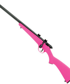 savage arms rascal flv sr left hand bluedpink single shot rifle 22 long rifle 1621650 1