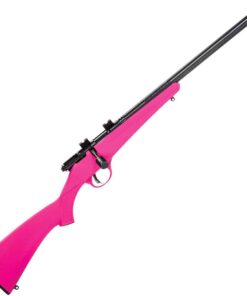 savage arms rascal fv sr youth bluedpink bolt action rifle 22 long rifle 1541456 1