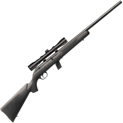 savage model 64 fvxp with scope matte blued semi automatic rifle 22 long rifle 1458259 1