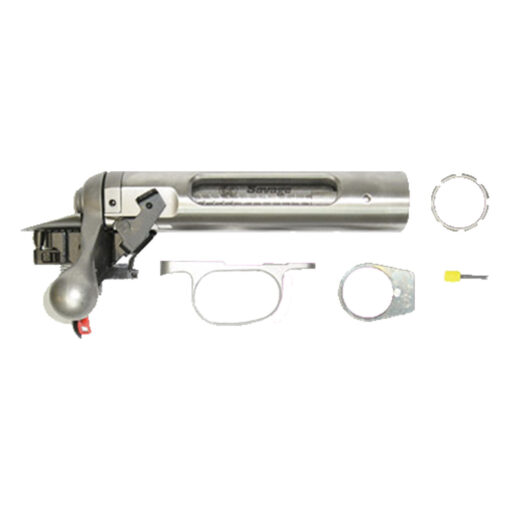 savage target short action left port stainless bolt action receiver 1506986 1